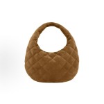 SAINT LAURENT YSL Icarino BABY quilted bronze decorative handbag, small size for women, brown